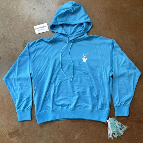 OFF-WHITE HAND LOGO HOODIE - Picture 1 of 11